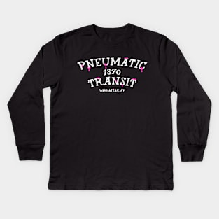 The Old Pneumatic Transit Kids Long Sleeve T-Shirt